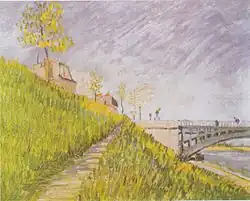 Banks of the Seine with the Pont de Clichy 1887 Courtauld Institute of Art, London (F302)