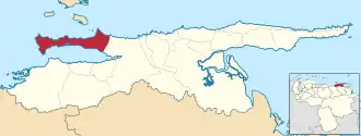Location in Sucre