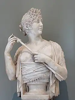 Mme. de Verninac as Diana the Huntress, 1800s, Louvre