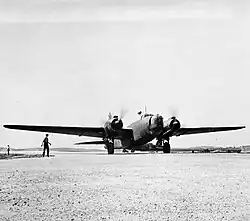 A Vickers Wellington Mark&nbsp;X of 76&nbsp;OTU at RAF&nbsp;Aqir, 1944-1945