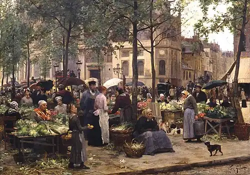 Le Carreau des Halles (1880)