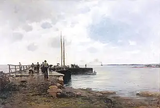 Eckerö Post Quay, 1885