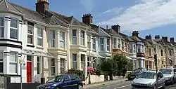 Terraced housing in Wolverhampton