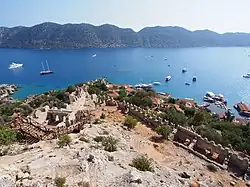 View from Kaleköy Castle