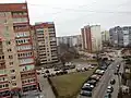 View from apartment in Plavnieki suburb
