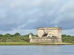 The fort seen from a ferry