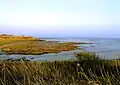 View of Severn Estuary Rocks From Newport Wetlands RSPB Reserve