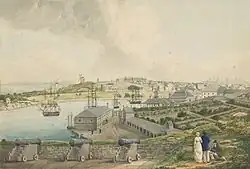 watercolour painting of landscape