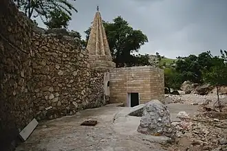 Yezidi shrine atop Sinjar Mountain, 2019.