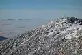 Vihorlat in winter, in the background High Tatras
