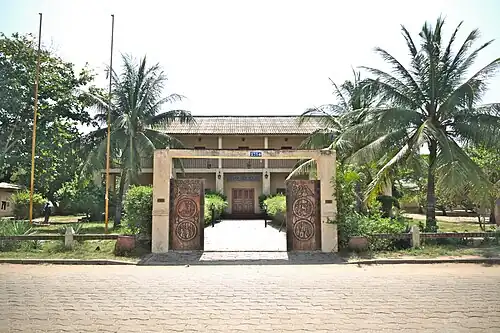 Entrance of Villa Karo.