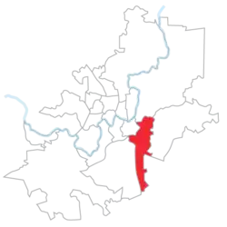 Location in Vilnius