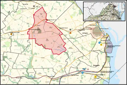 Map of the district