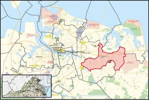 Map of the district