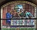 Stained glass window of the St Lucia chapel, Cathedral of Syracuse
