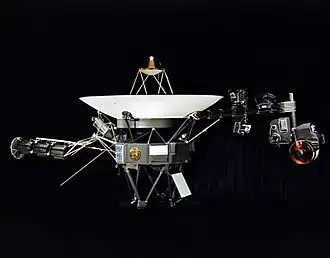 Image 54Voyager 1 is the first artificial object to reach the interstellar medium. (from Interstellar medium)
