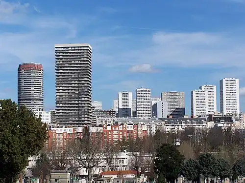 Towers in the 13th arrondissement (1970s)