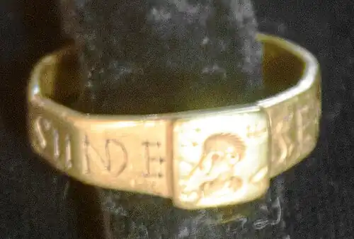 The Ring of Silvianus is a Roman gold ring of around the 4th century, found near a former Roman town, Silchester that has an inscription namimg Senecianus.[18]