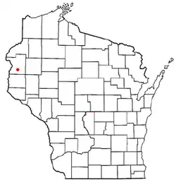 Location of the Town of Garfield
