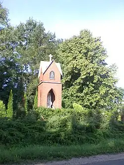 Wayside shrine in Wałdówko