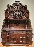 Sideboard, with carving attributed to Bailly (c. 1855), Cleveland Museum of Art, Cleveland, Ohio