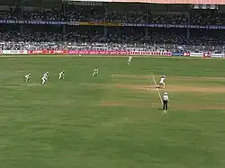 The stadium in 2006 during Test match in old structure.