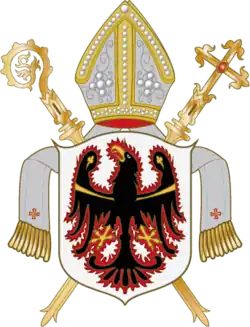 Coat of arms of the Archdiocese of Trent