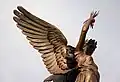Victorious Peace holding a palm branch, World War I memorial, Lurgan, Northern Ireland