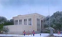 The Ward County Courthouse in Monahans