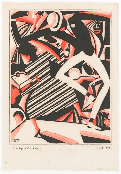 Drawing in two colors (between 1915 and 1920)