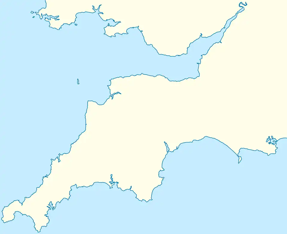Map of South West England and South Wales showing the GW4 universities