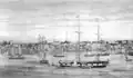 Detail from Whaling Voyage Round the World by Russell & Purrington, ca.1848