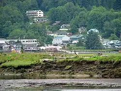 Wheeler, as seen across the Nehalem River estuary