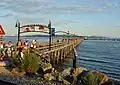 The pier as it appeared in 2015, prior to severe storm damage