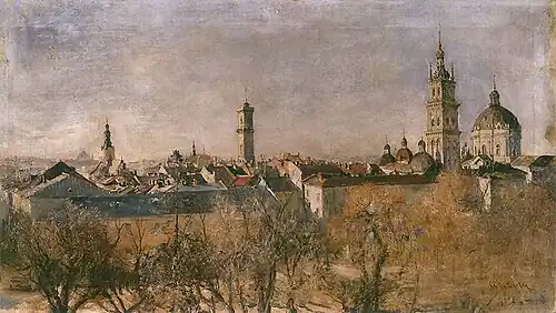 A view of Lwów.