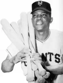 Willie Mays, New York Giants centerfielder, 1954