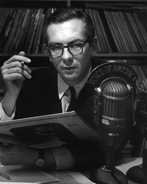 Conover broadcasting with Voice of America in 1969