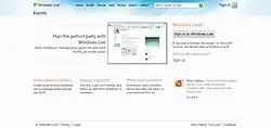 Windows Live Events