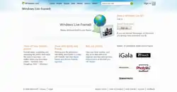 Windows Live FrameIt homepage