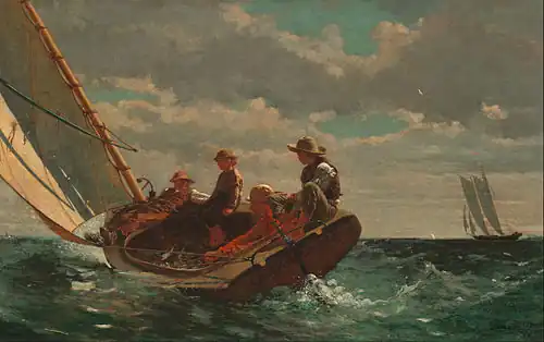 Breezing Up (A Fair Wind), 1876