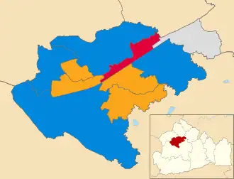 2019 results map