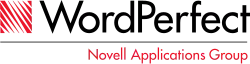 Logo of WordPerfect, Novell Applications Group