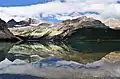 Bow Lake with Thompson and Jimmy Simpson