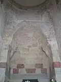 Interior, with faint inscription and ablaq-style masonry[1]: 315 