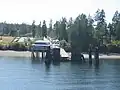 The Anderson Island ferry loading dock at Yoman Road