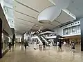 Shops and the entrance to the Dine on 3 food court in Yorkdale in 2021