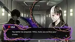 Visual novel gameplay
