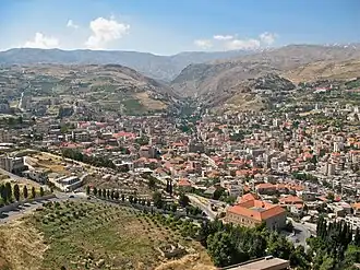 Image 7City of Zahlé at the eastern edge of the Mount Lebanon Range in eastern Lebanon (from Culture of Lebanon)