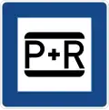 Sign 316 Park and ride