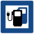 Sign 365-65 Charging station for electric vehicles